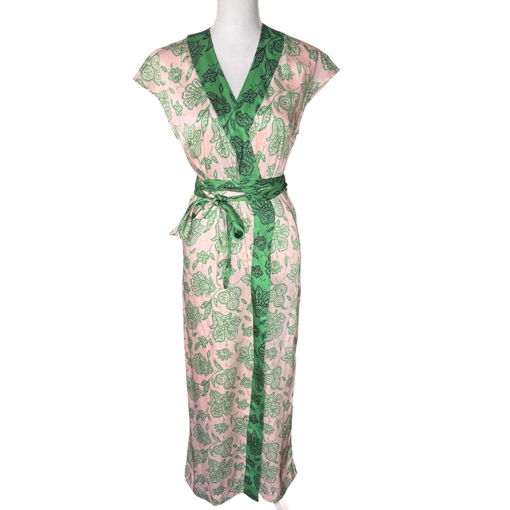 Saunders Collective Saunders Collective Yuni Wrap Maxi Dress Floral Size 6 EUC